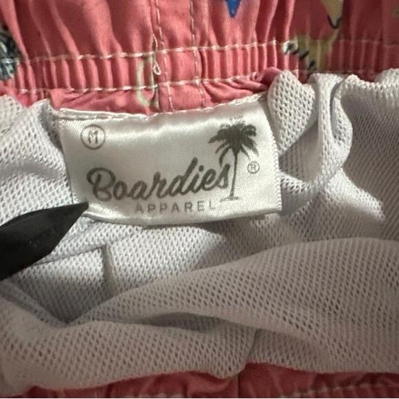 Boardies Apparel Men’s Swim Trunks Lined all over mermaids pink size M - Picture 3 of 5